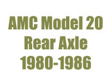 1980-1986 AMC Model 20 Rear Axle Jeep J-Series